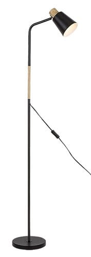 RabaLux Lampada da terra Azim 74003 Nero