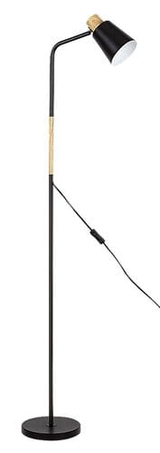 RabaLux Lampada da terra Azim 74003 Nero