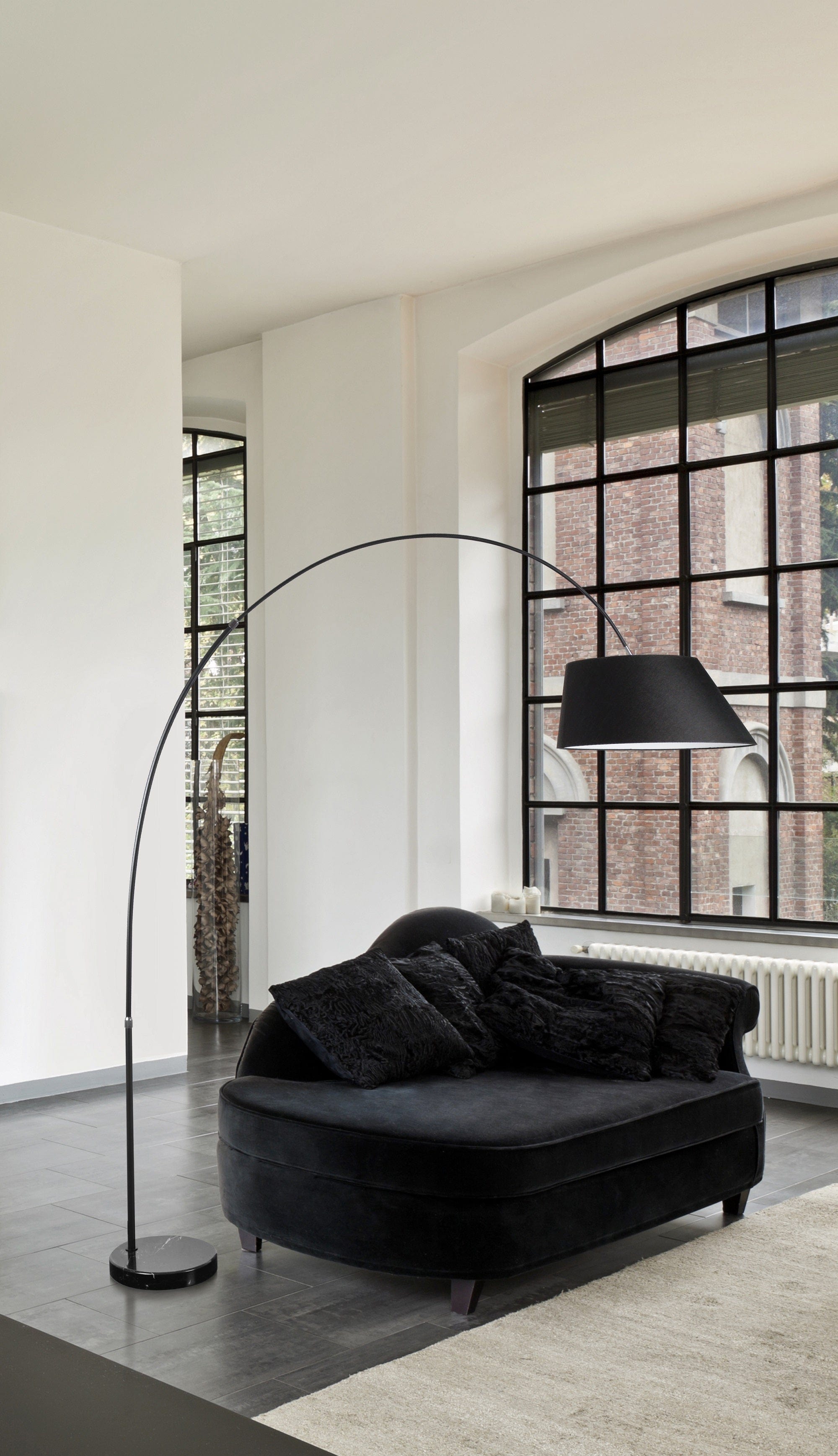Azzarddo Lampada da terra Bard AZ1125 Nero