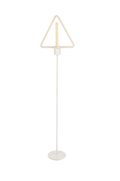 Oyo Lampada da terra Baris Bianco