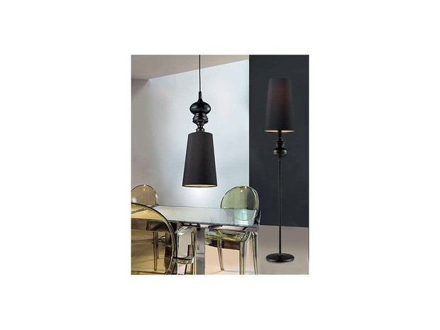 Azzarddo Lampada da terra Baroco AZ0063 Nero