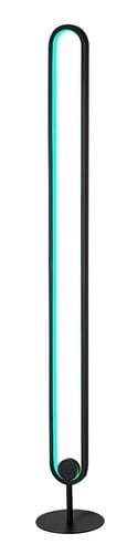 RabaLux Lampada da terra Barto 74051 Nero