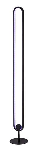 RabaLux Lampada da terra Barto 74051 Nero