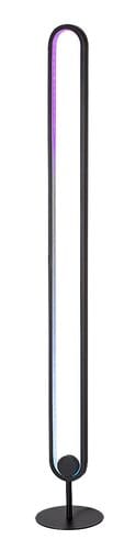 RabaLux Lampada da terra Barto 74051 Nero