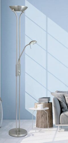 RabaLux Lampada da terra Beta 4075 Grigio