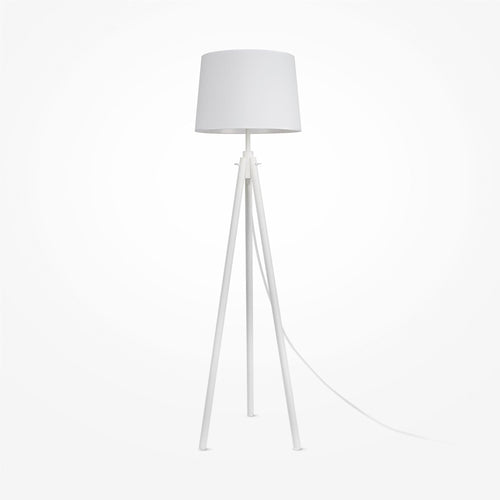 Maytoni Lampada da terra Calvin Bianco