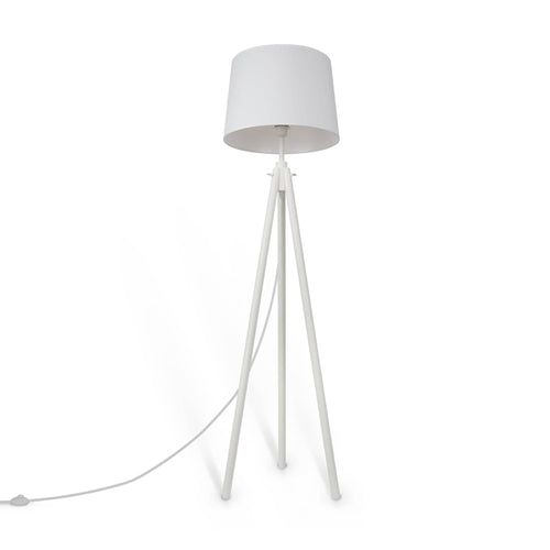 Maytoni Lampada da terra Calvin Bianco