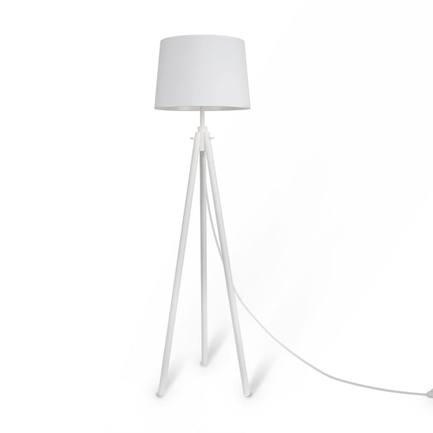 Maytoni Lampada da terra Calvin Bianco