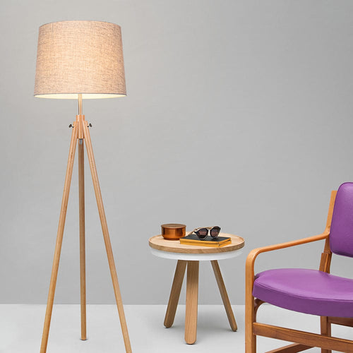 Maytoni Lampada da terra Calvin Marrone