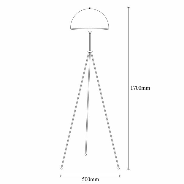 Asir Lampada da terra Can NT-113 Oro