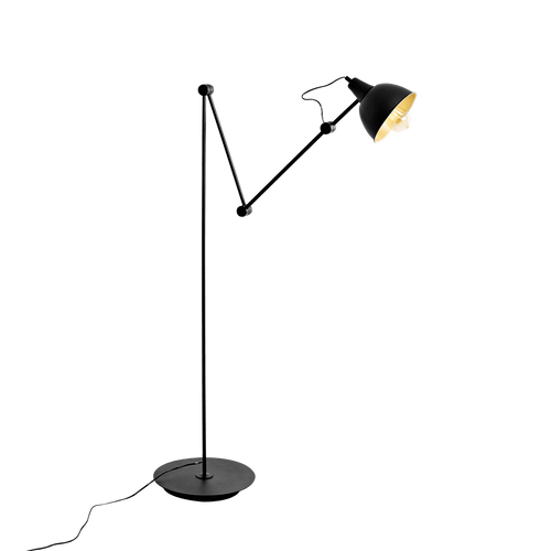 Customform Lampada da terra Coben Floor Nero