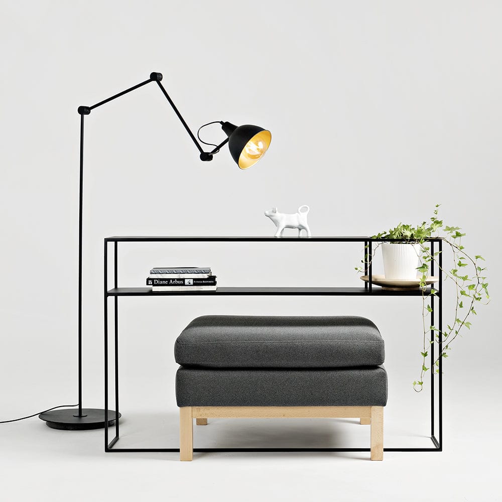 Customform Lampada da terra Coben Floor Nero