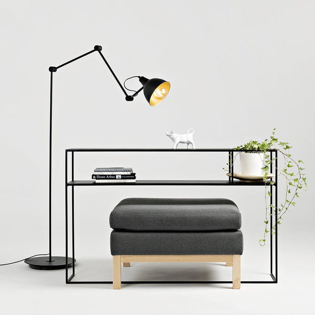 Customform Lampada da terra Coben Floor Nero