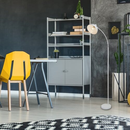 RabaLux Lampada da terra Daron 5239 Bianco