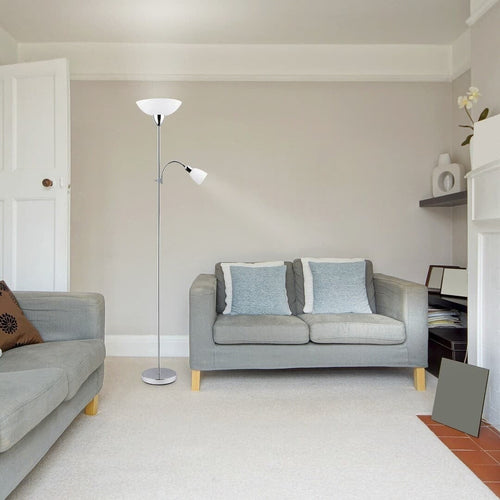 RabaLux Lampada da terra Diana 4059 Bianco