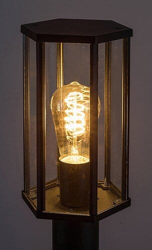 RabaLux Lampada da terra Dubrovnik 7240 Nero