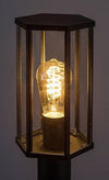 RabaLux Lampada da terra Dubrovnik 7240 Nero