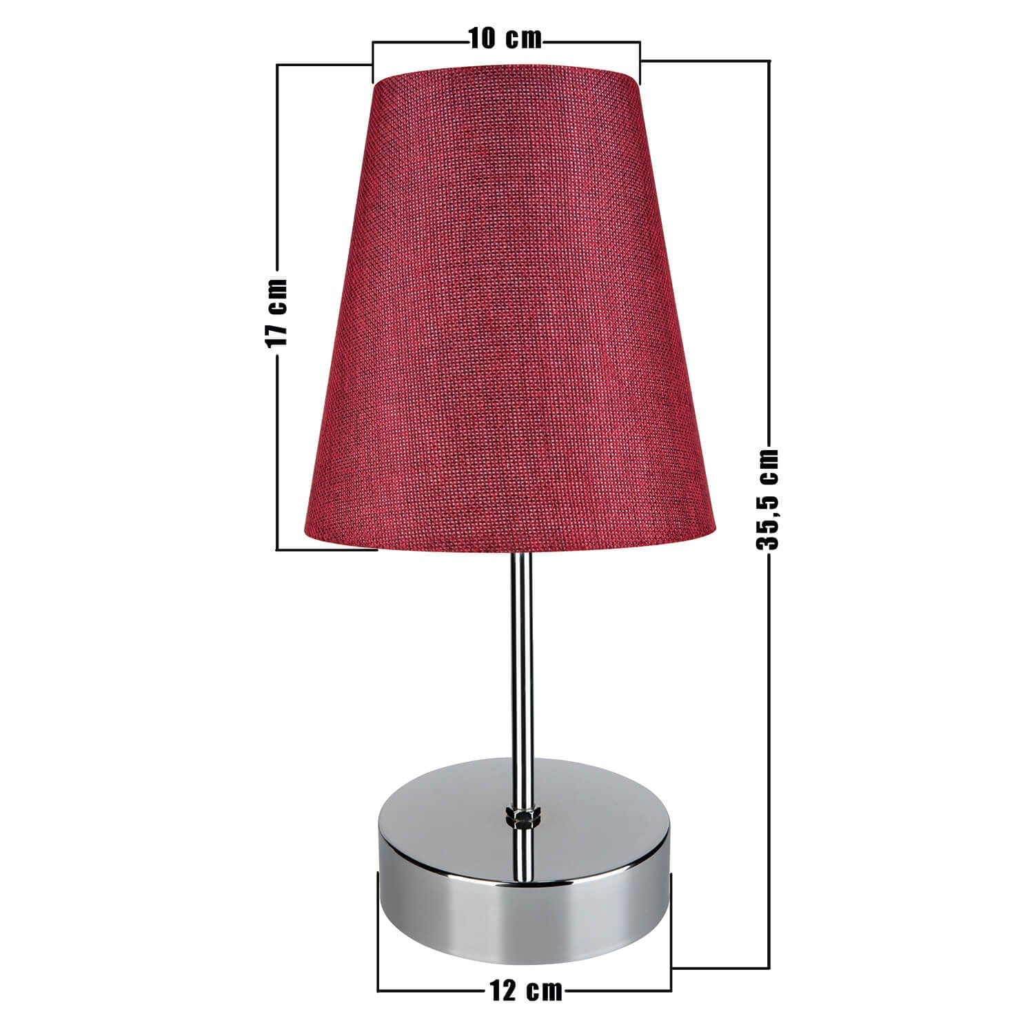 Oyo Lampada da terra Estelya Bordeaux