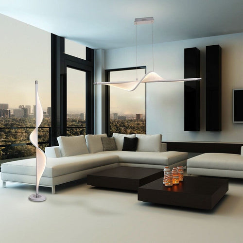 RabaLux Lampada da terra Falcon 5916 Bianco