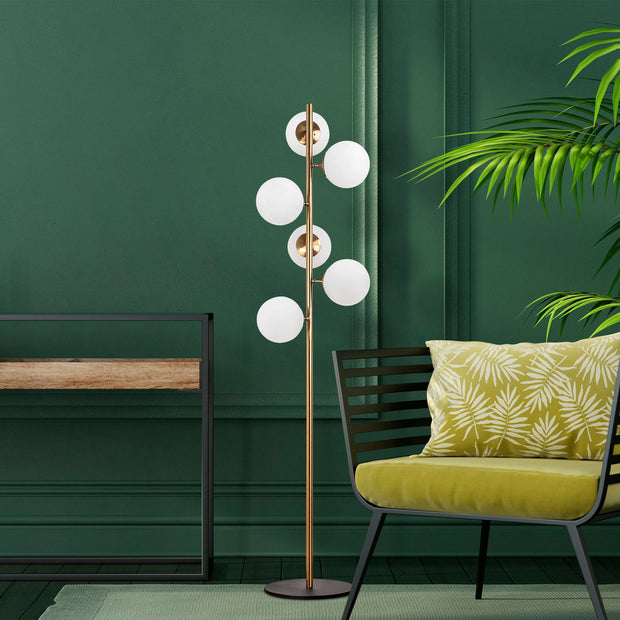 Asir Lampada da terra Fazli 10510 Ottone