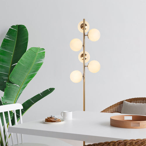Asir Lampada da terra Fazli 10510 Ottone