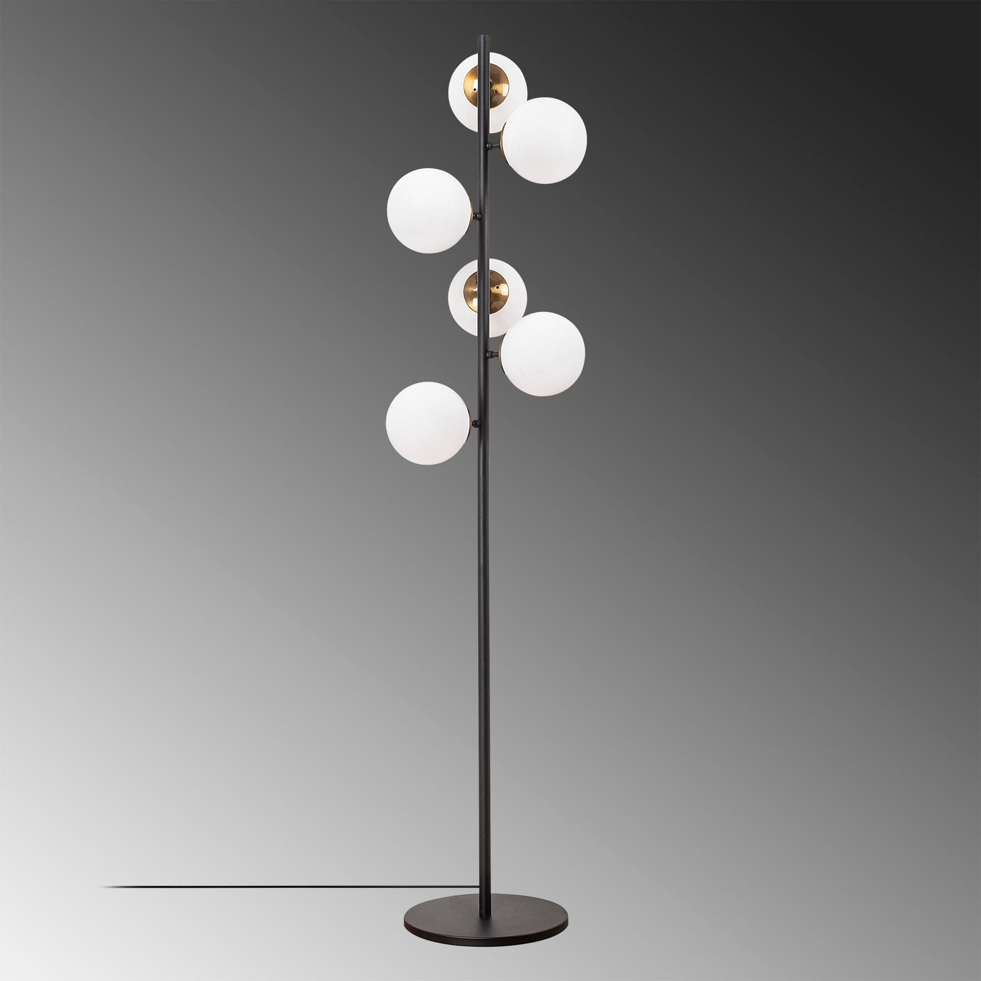 Asir Lampada da terra Fazli 10520 Nero
