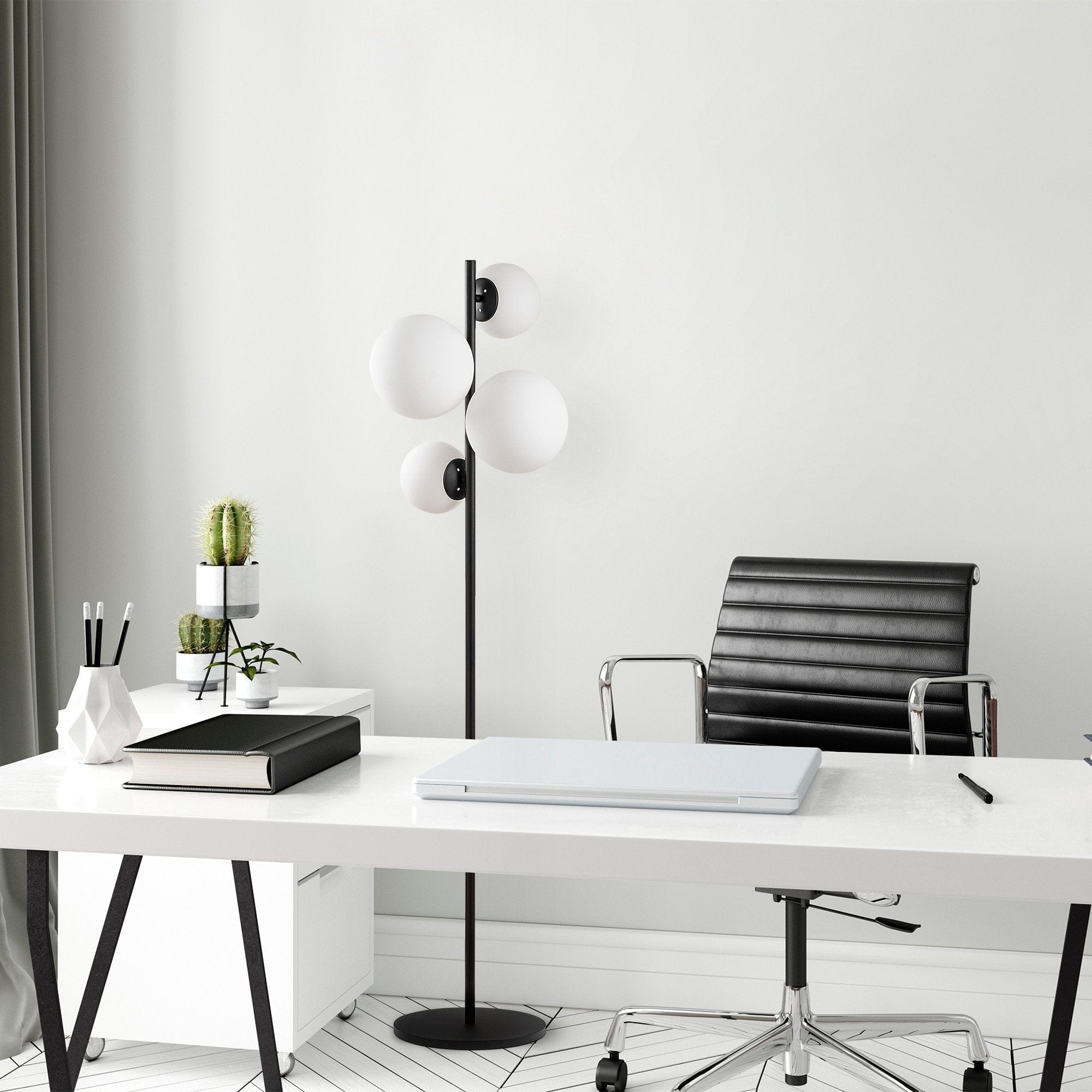 Asir Lampada da terra Fazli 10521 Bianco
