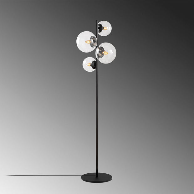 Asir Lampada da terra Fazli 10522 Nero