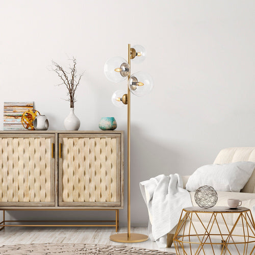 Asir Lampada da terra Fazli 10524 Ottone