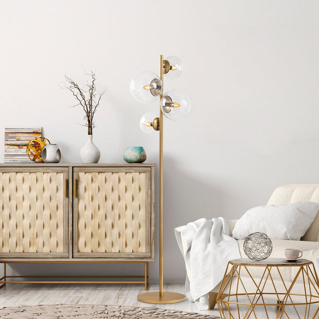 Asir Lampada da terra Fazli 10524 Ottone