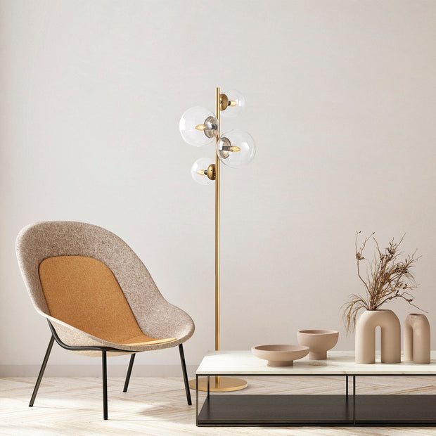Asir Lampada da terra Fazli 10524 Ottone