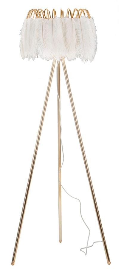 Mauro Ferretti Lampada da terra Feather Oro