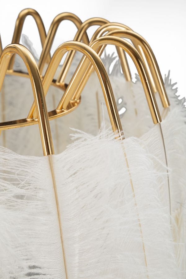 Mauro Ferretti Lampada da terra Feather Oro