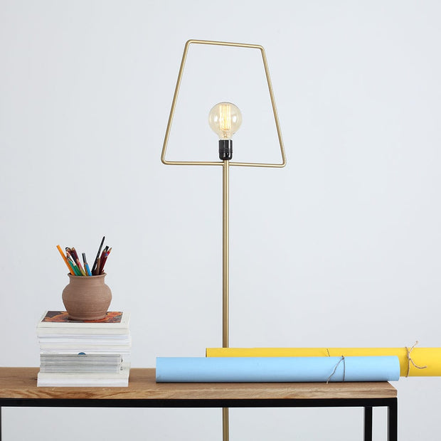 Customform Lampada da terra Firkant Oro