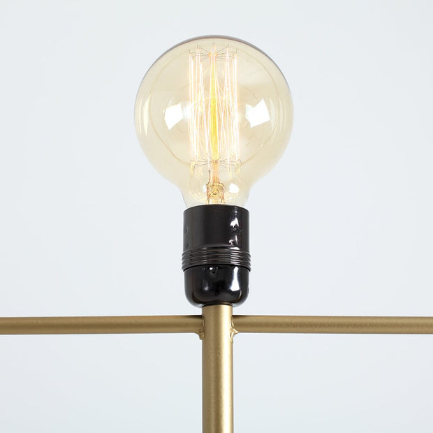 Customform Lampada da terra Firkant Oro