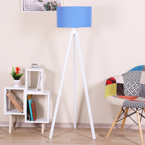 Oyo Lampada da terra Floor Blu