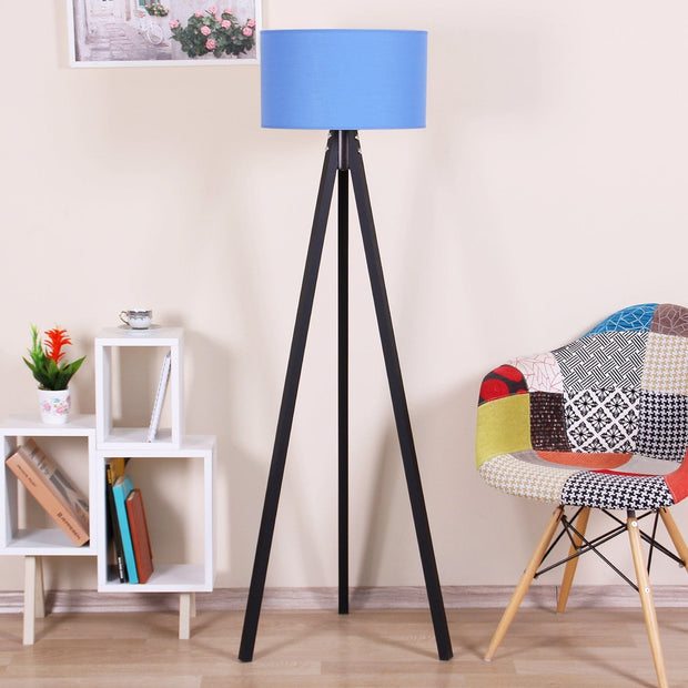 Oyo Lampada da terra Floor Blu