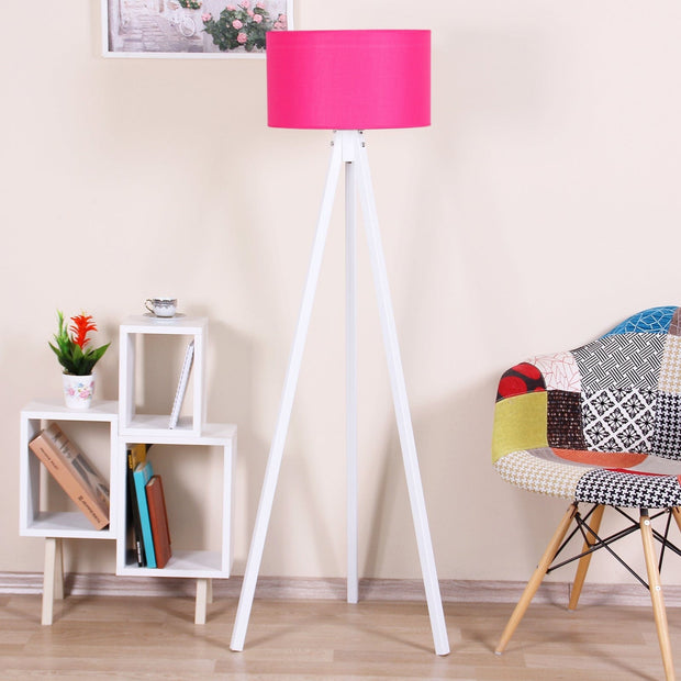 Oyo Lampada da terra Floor Fucsia