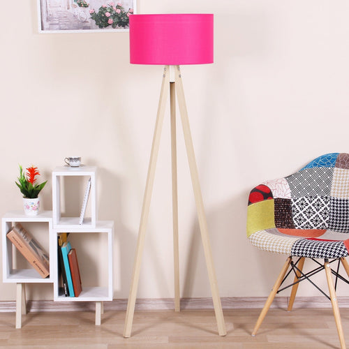 Oyo Lampada da terra Floor Fucsia