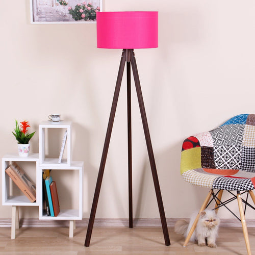 Oyo Lampada da terra Floor Fucsia