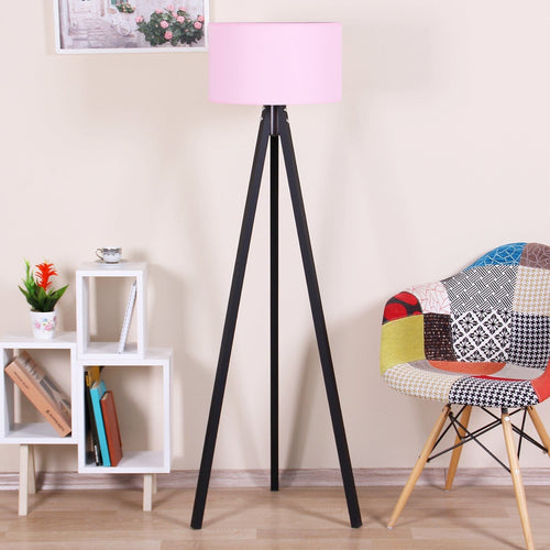 Oyo Lampada da terra Floor Rosa