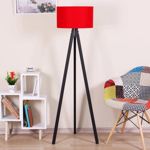 Oyo Lampada da terra Floor Rosso
