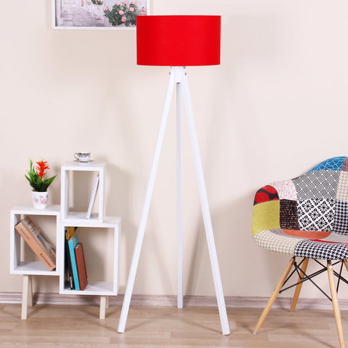 Oyo Lampada da terra Floor Rosso