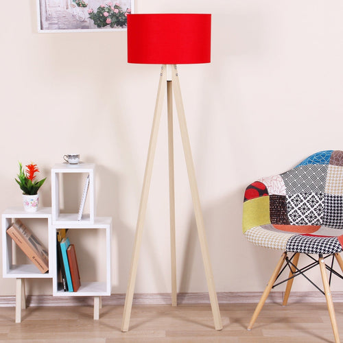 Oyo Lampada da terra Floor Rosso