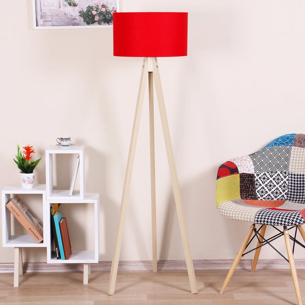 Oyo Lampada da terra Floor Rosso