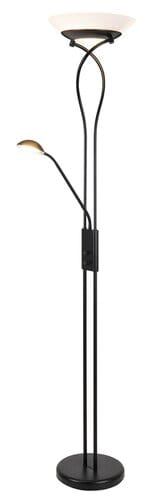 RabaLux Lampada da terra Gamma Trend 4554 Nero