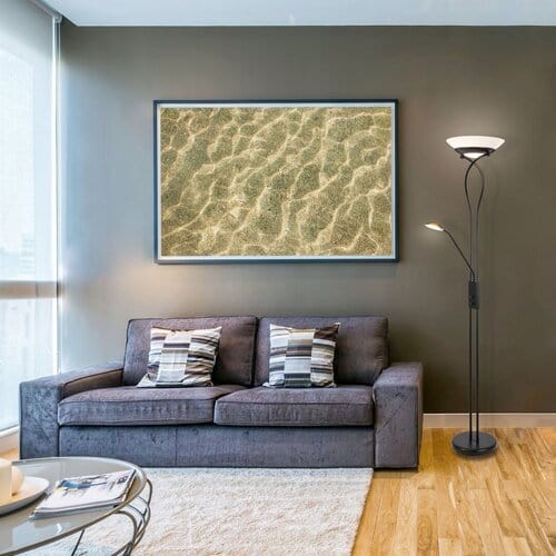 RabaLux Lampada da terra Gamma Trend 4554 Nero