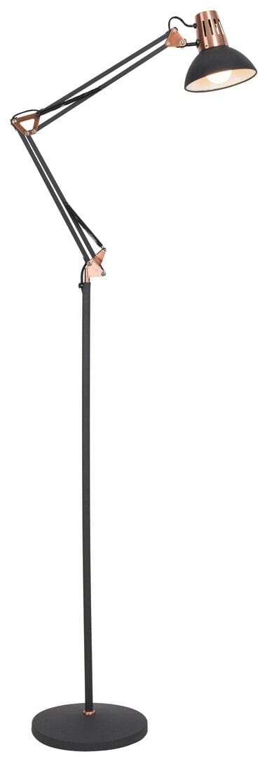 RabaLux Lampada da terra Gareth 4523 Nero