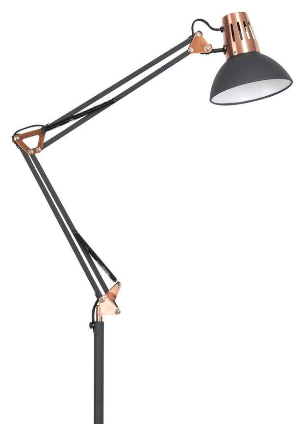RabaLux Lampada da terra Gareth 4523 Nero