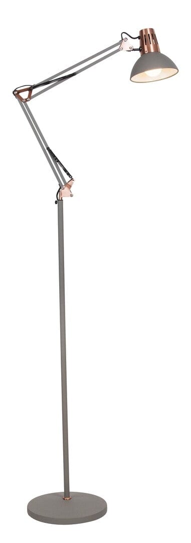 RabaLux Lampada da terra Gareth 4524 Grigio